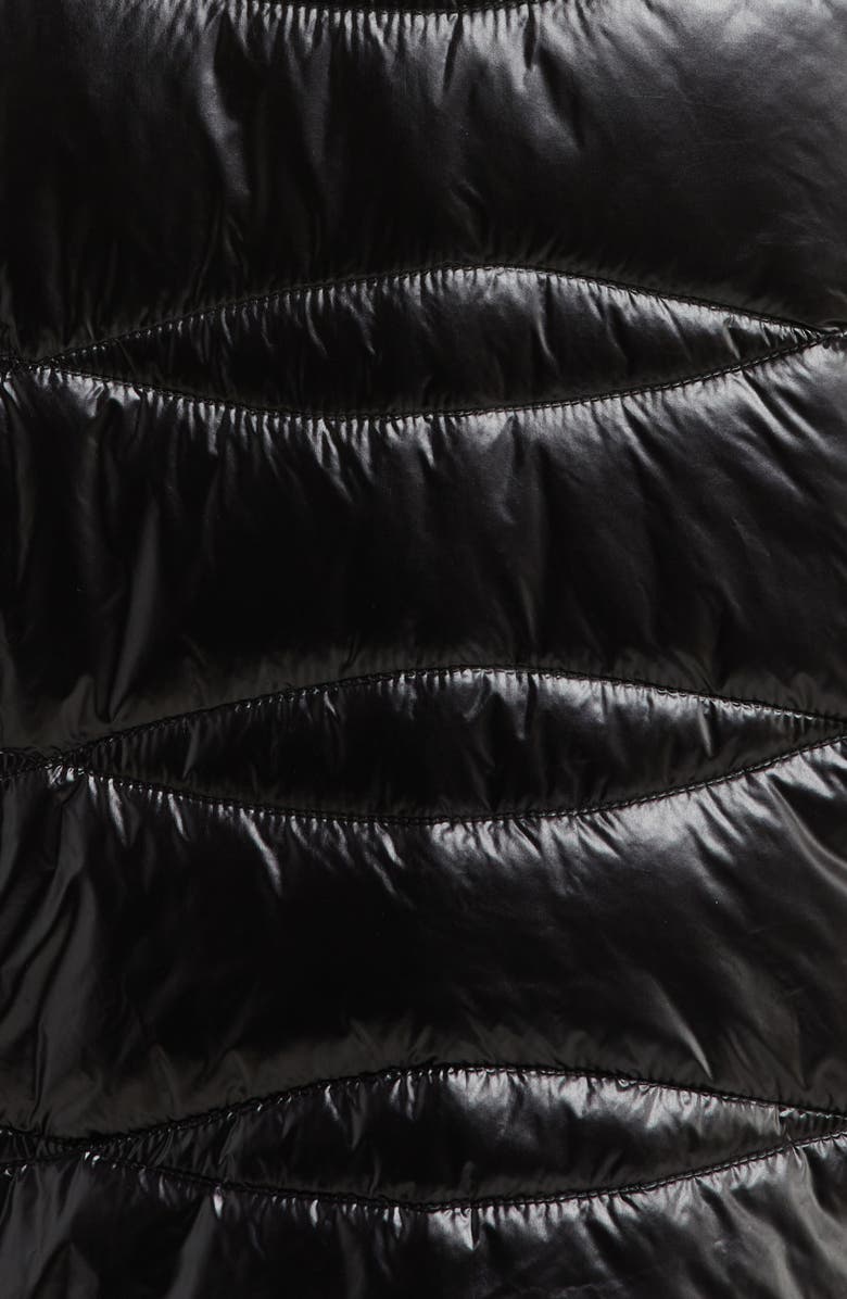 Via Spiga Mixed Media Water Repellent Longline Coat, Alternate, color,