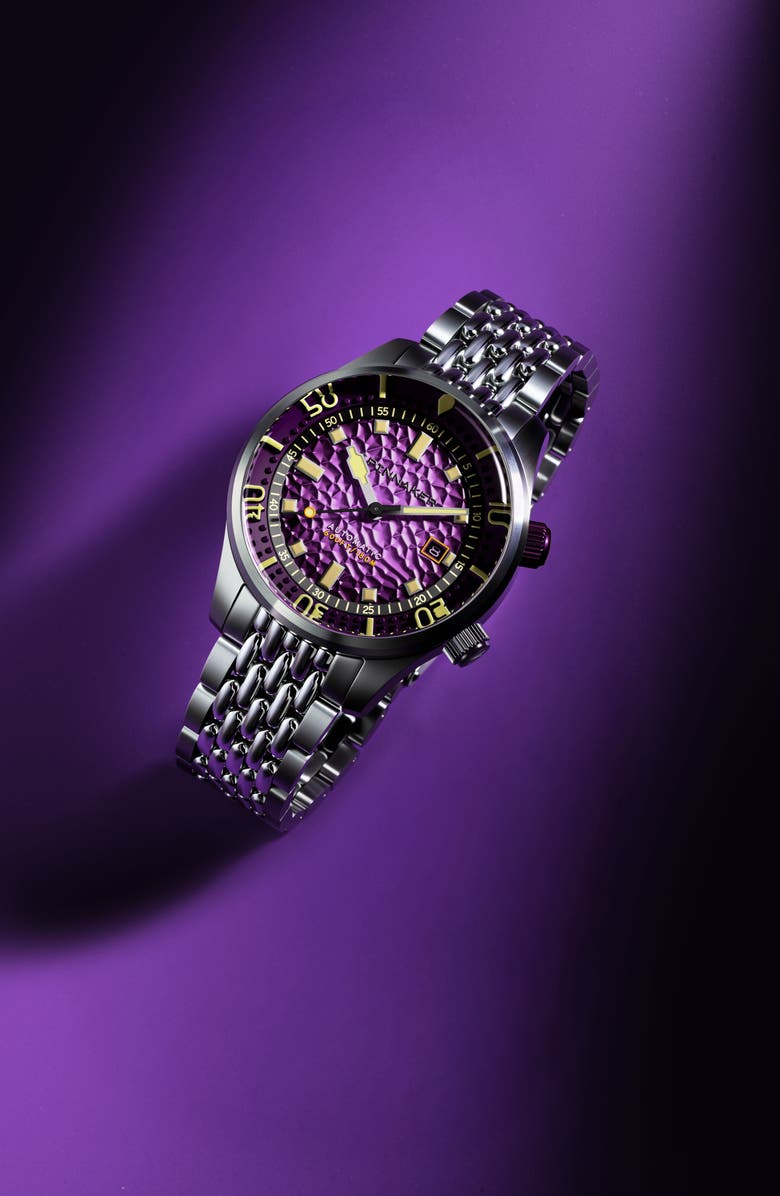 SPINNAKER Bradner Automatic Bracelet Watch, Alternate, color, 