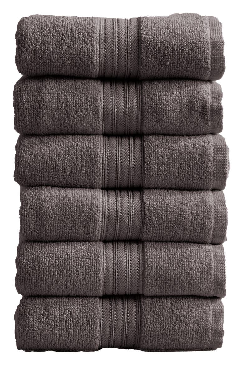 Quick-Dry Cotton 6-Pack Hand Towel Set | Nordstromrack