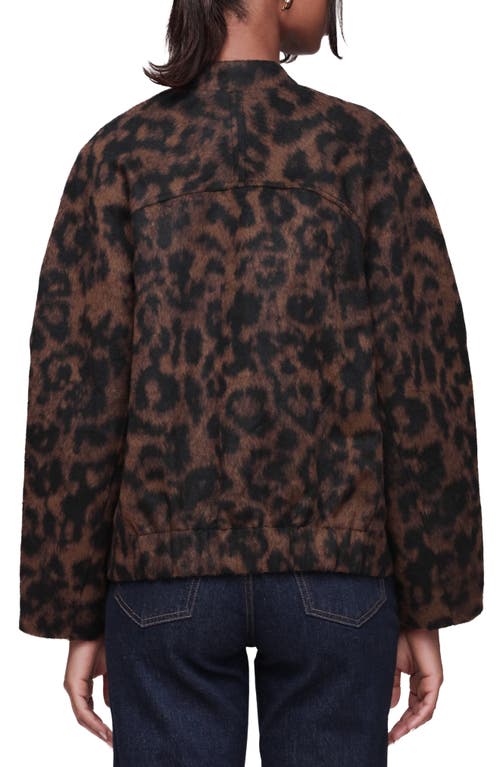 Bagatelle Fuzzy Bomber Jacket In Multi