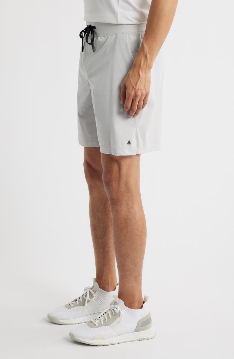 BOSS Active Move 7-Inch Athleisure Shorts, Alternate, color, Light Grey