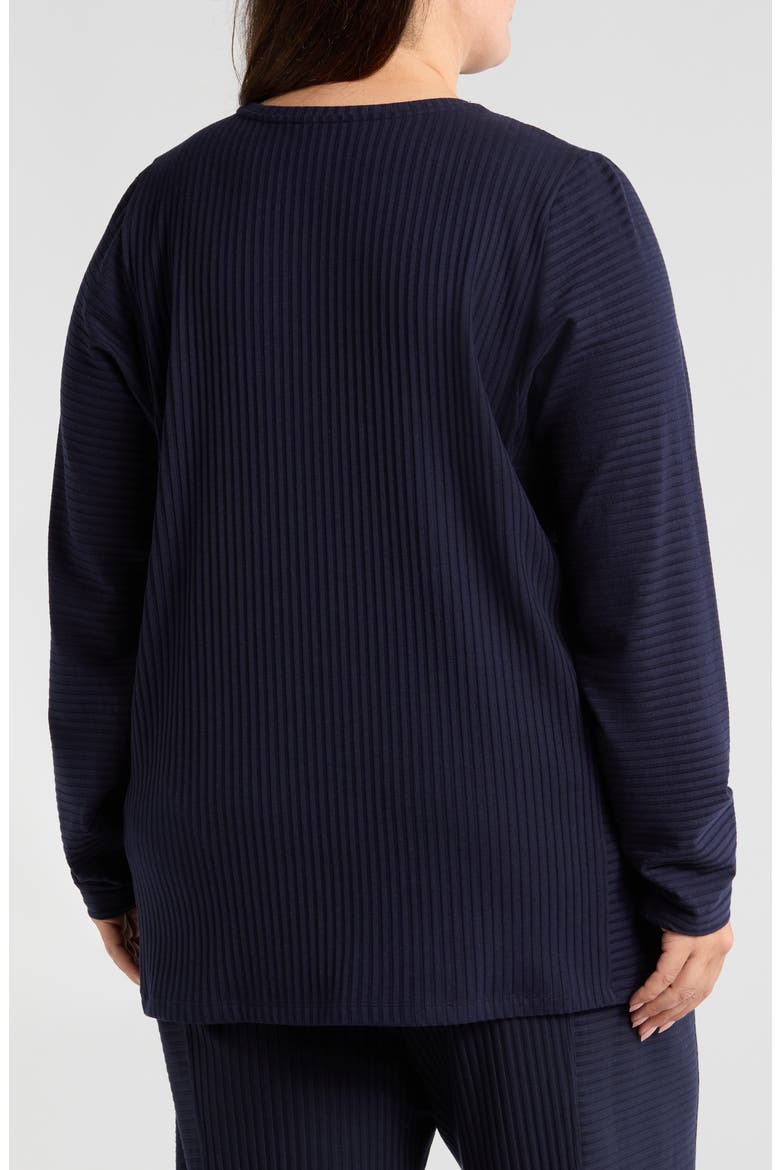 Rib Tunic Top, Alternate, color, INK