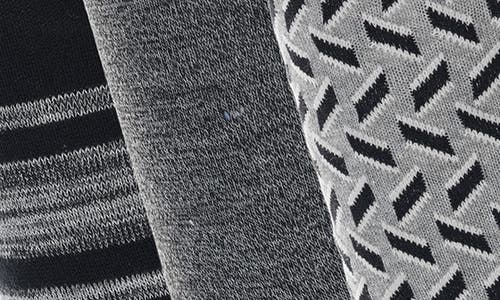 Original Penguin Udall Stripe 3-pack Assorted Crew Socks