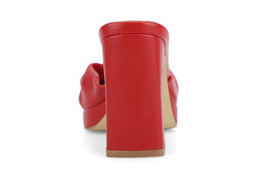 Lauren Lorraine Cherry Pumps In Red