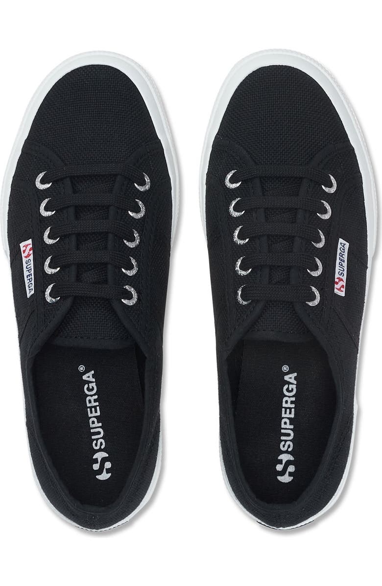 Superga 2750 Cotu Classic Sneakers, Alternate, color, Black White
