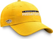 FANATICS Men's Fanatics Branded Gold Nashville Predators Authentic Pro Rink Adjustable Hat