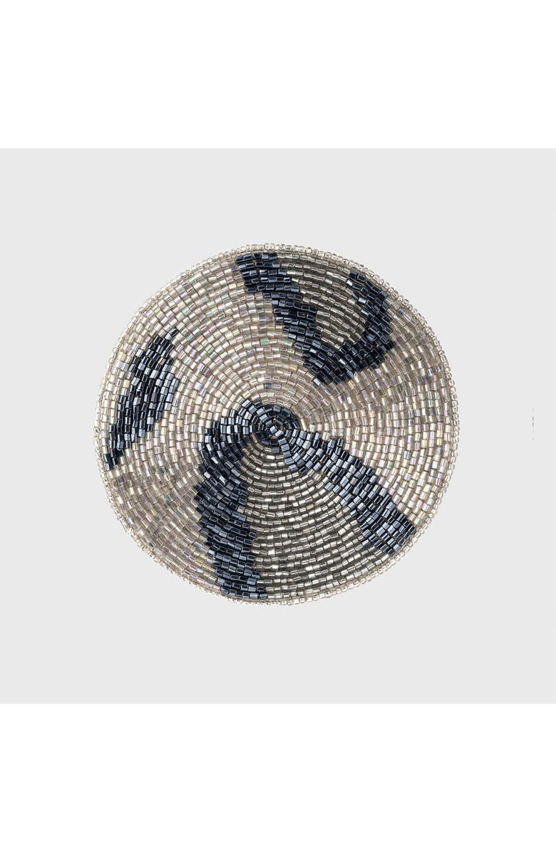 Joanna Buchanan Animal print coasters, Alternate, color, Silver