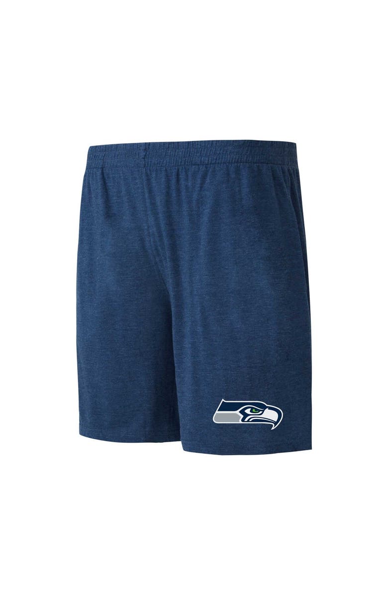 CONCEPTS SPORT Men's Concepts Sport Navy/Charcoal Seattle Seahawks Meter T-Shirt & Shorts Sleep Set, Alternate, color, 