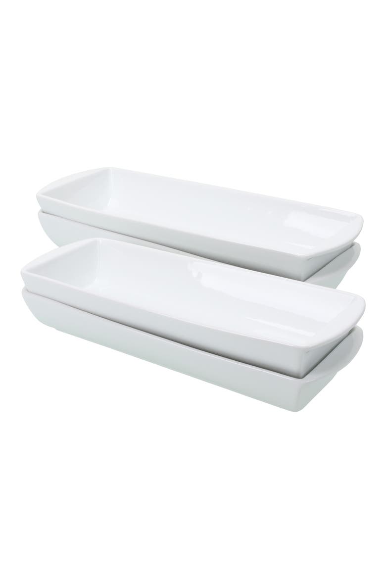 Amar Set of 4 Serving Bowl Set, Main, color, WHITE