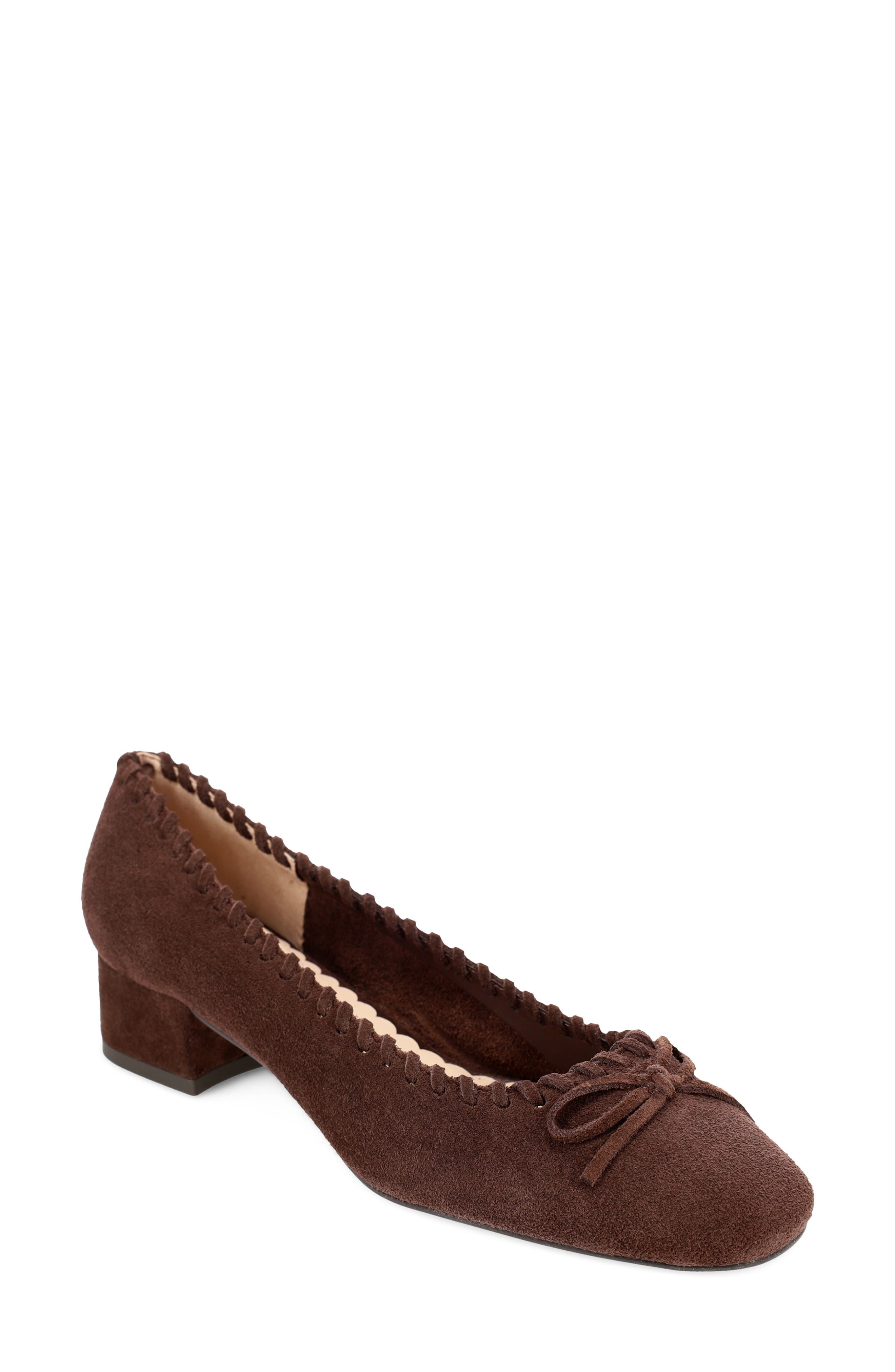 Novie Leather Pump, Main, color, ESPRESSO