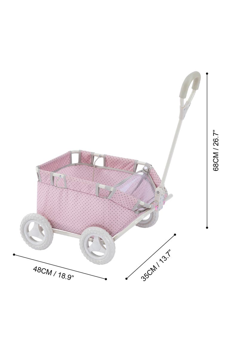 Olivia's Little World Baby Doll Wagon, Alternate, color, PINK