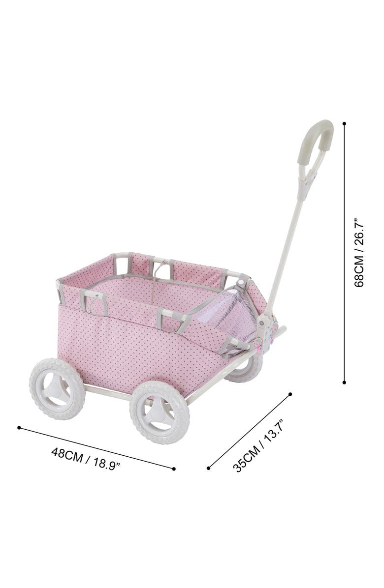 Teamson Kids Olivia's Little World Baby Doll Wagon, Alternate, color, Pink