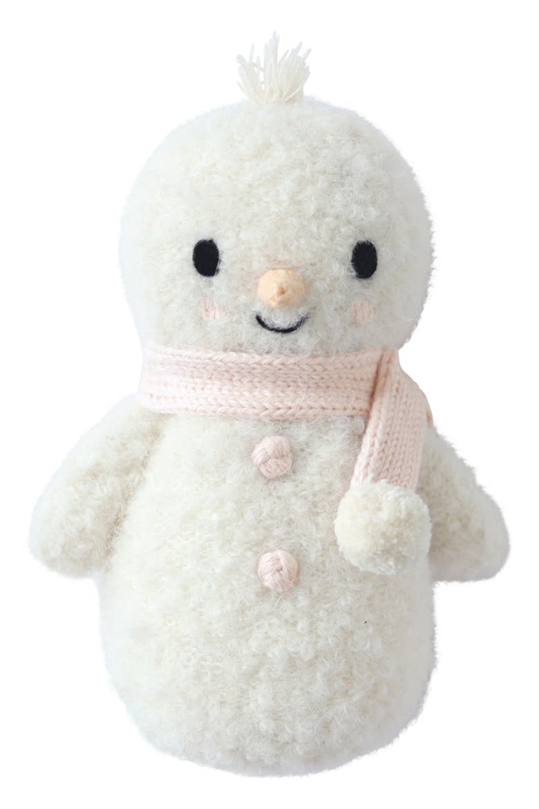 Baby Snowman Stuffed Animal, Main, color, WHITE
