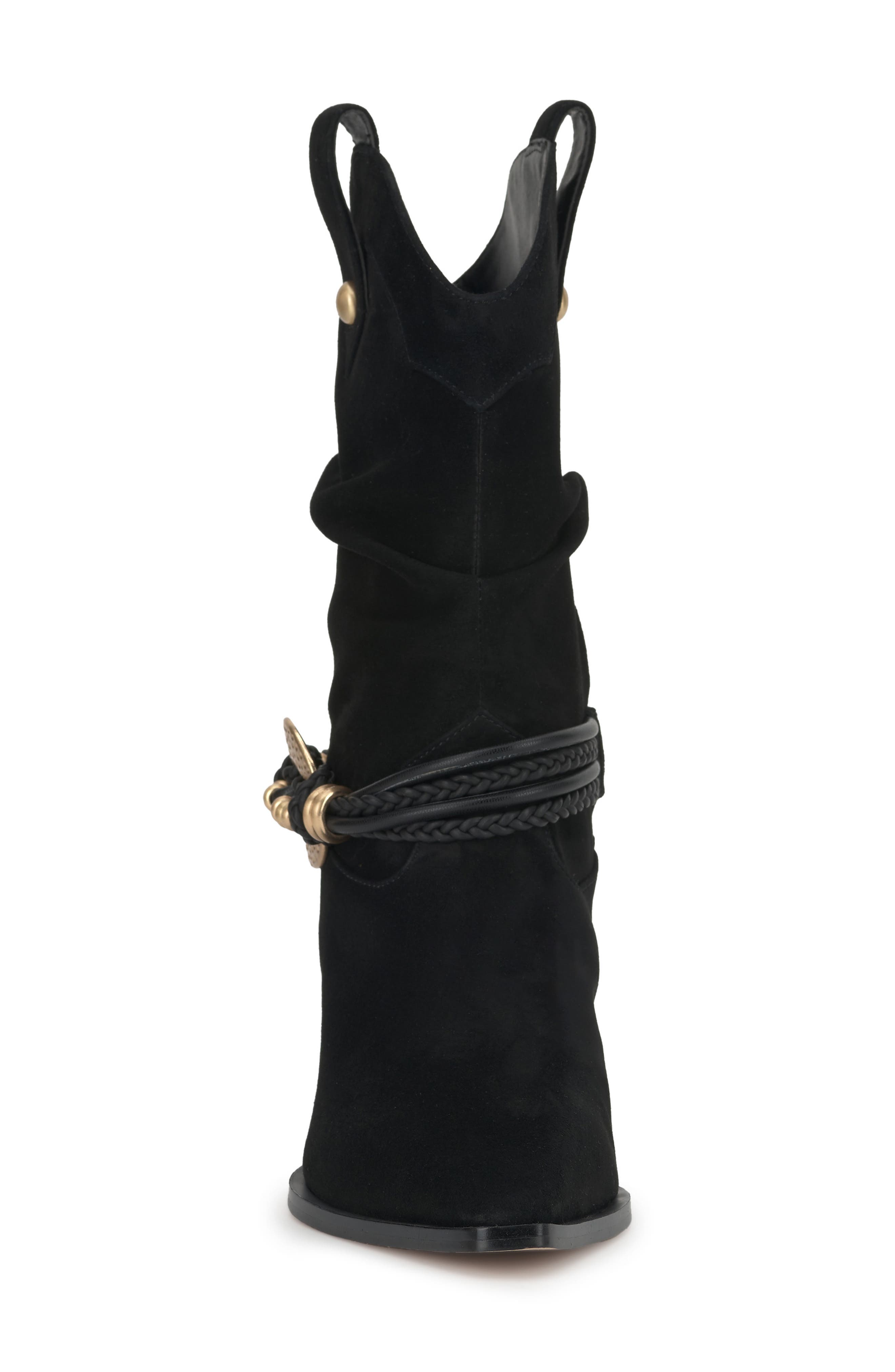 Jessica Simpson Hanie Western Boot, Alternate, color, Black