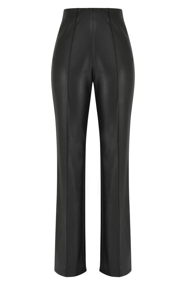 HOUSE OF CB Elenaora Faux Leather Trousers, Alternate, color, 