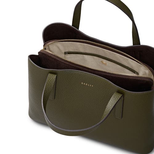 Radley Dukes Place Medium Ziptop Satchel Bag In Green