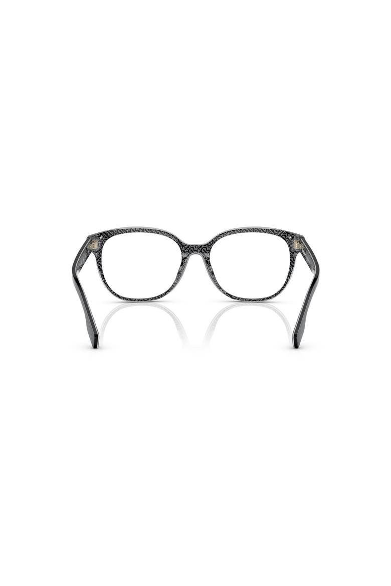 54mm Square optical glasses, Alternate, color, Black