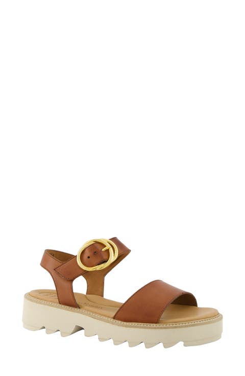 Darcy Ankle Strap Platform Sandal (Women)