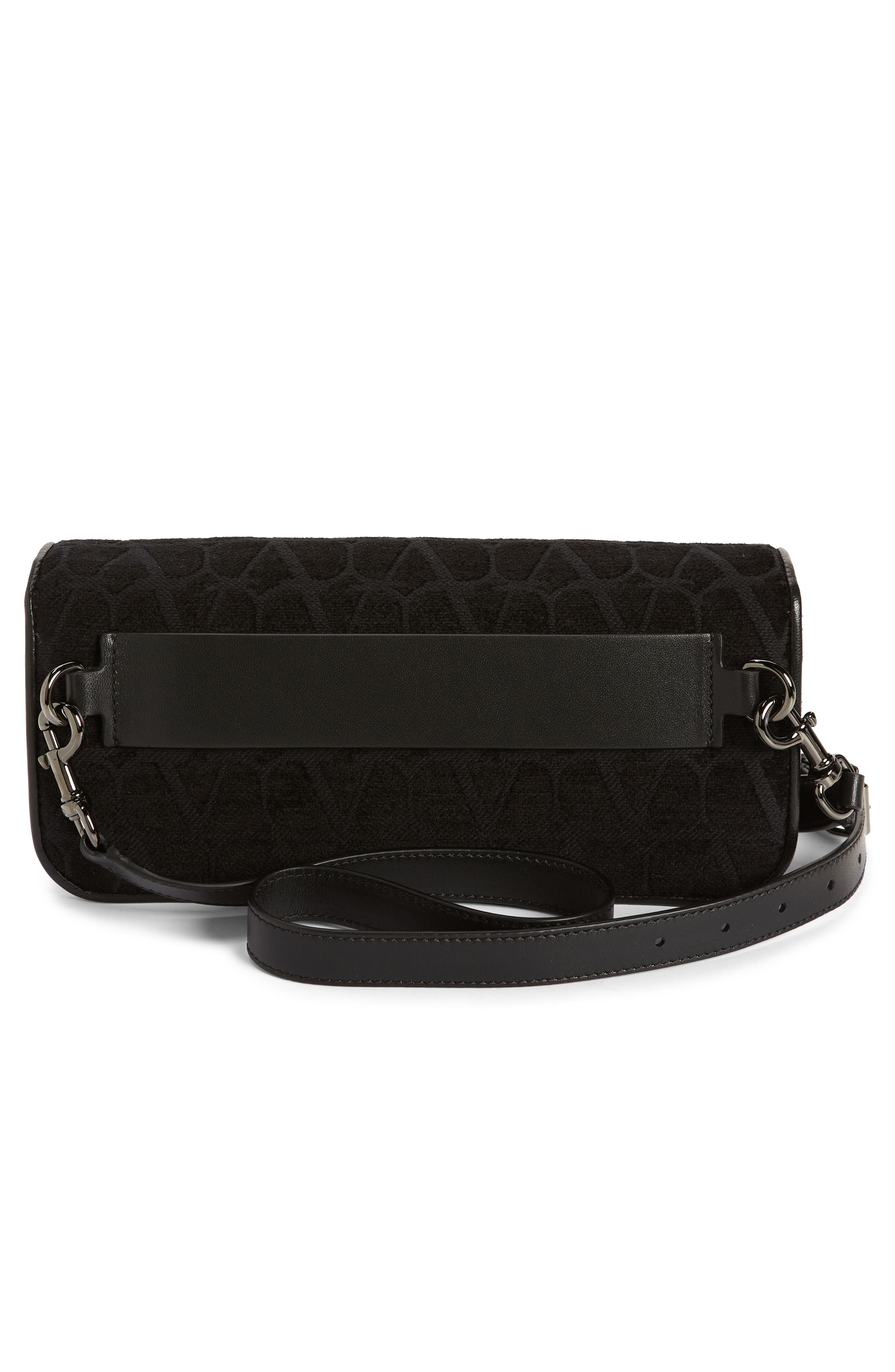 Valentino Garavani Mini Locò VLOGO Toile Canvas Shoulder Bag, Alternate, color, 