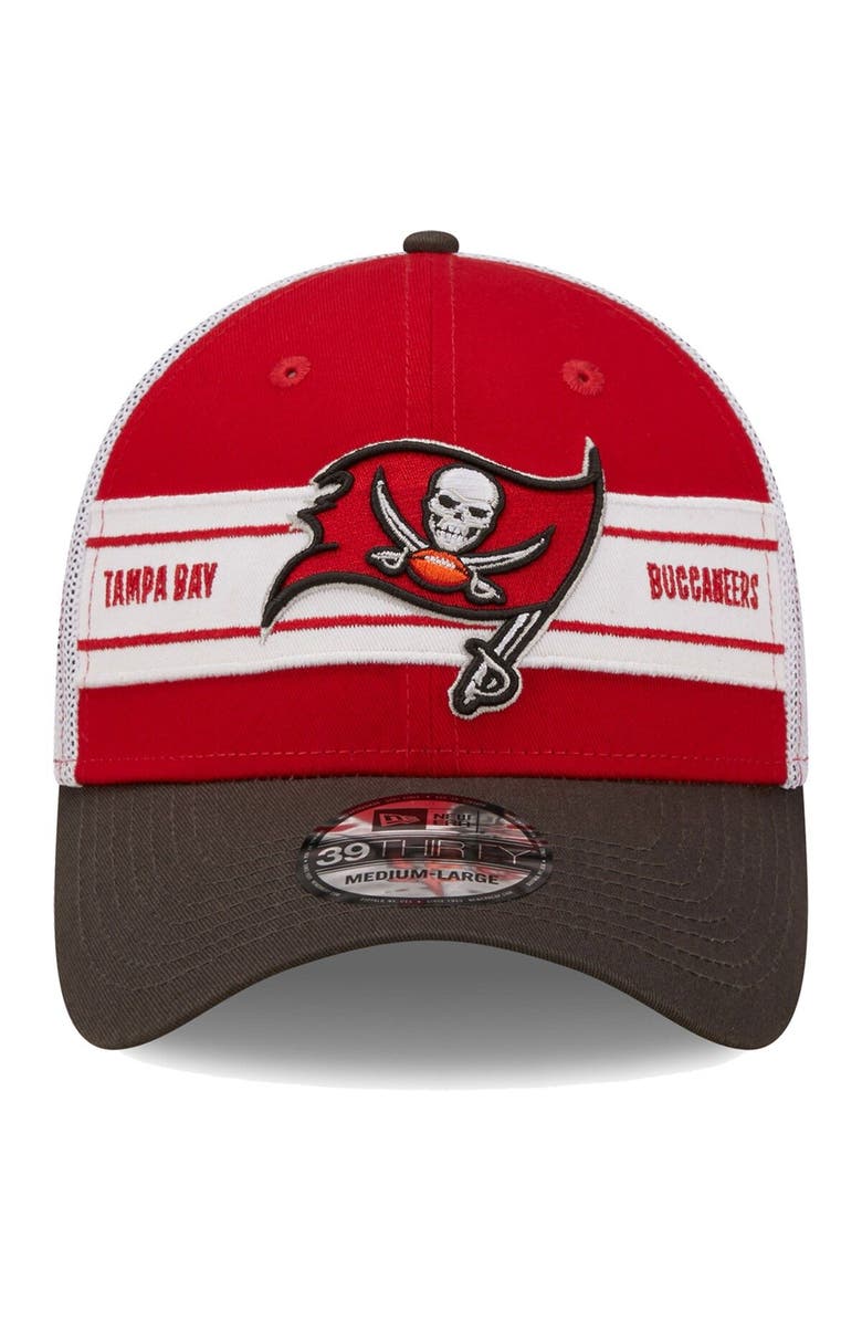 New Era Men's New Era Red/Pewter Tampa Bay Buccaneers Team Banded 39THIRTY Flex Hat, Alternate, color, 