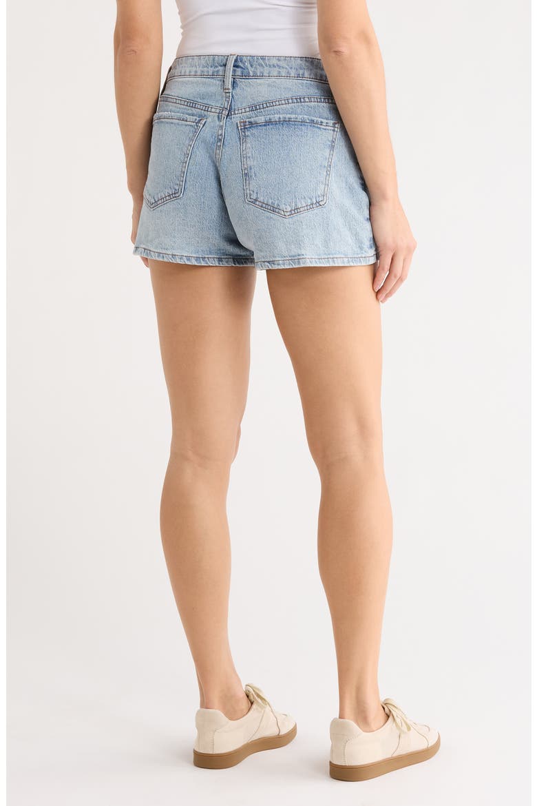 Elle High Waist Denim Shorts, Alternate, color, MAGNOLIA