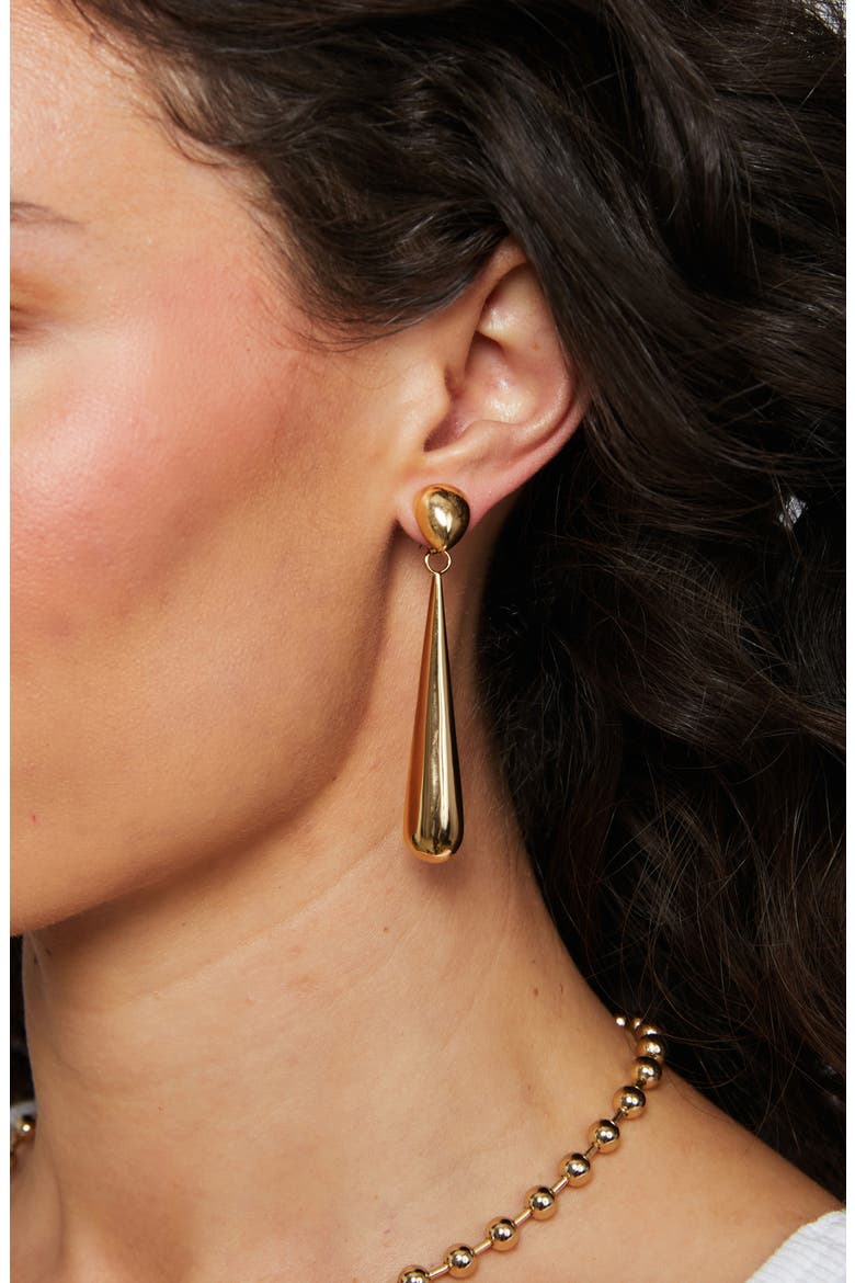 Claudette Earrings, Alternate, color, GOLD