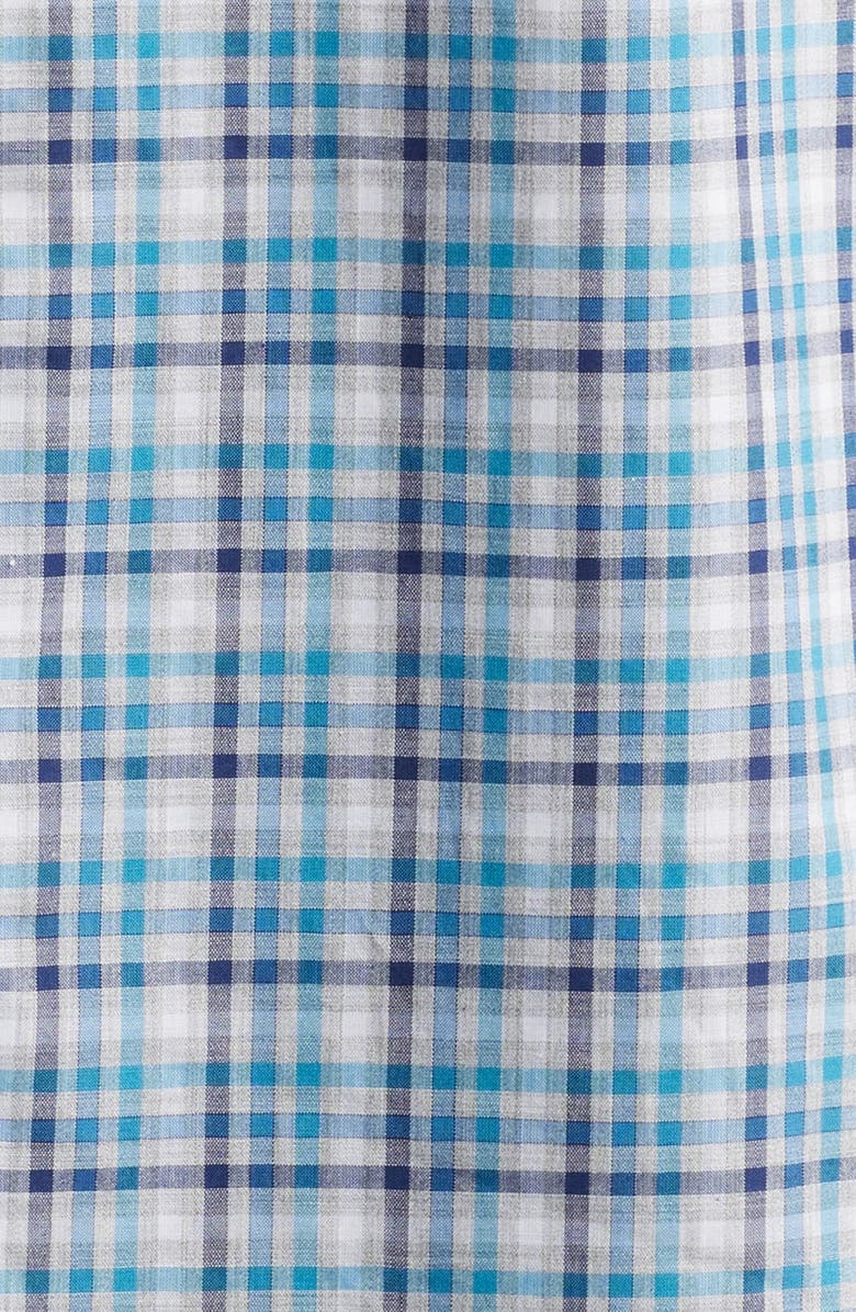 Scott Barber Microcheck Button-Up Shirt, Alternate, color, 