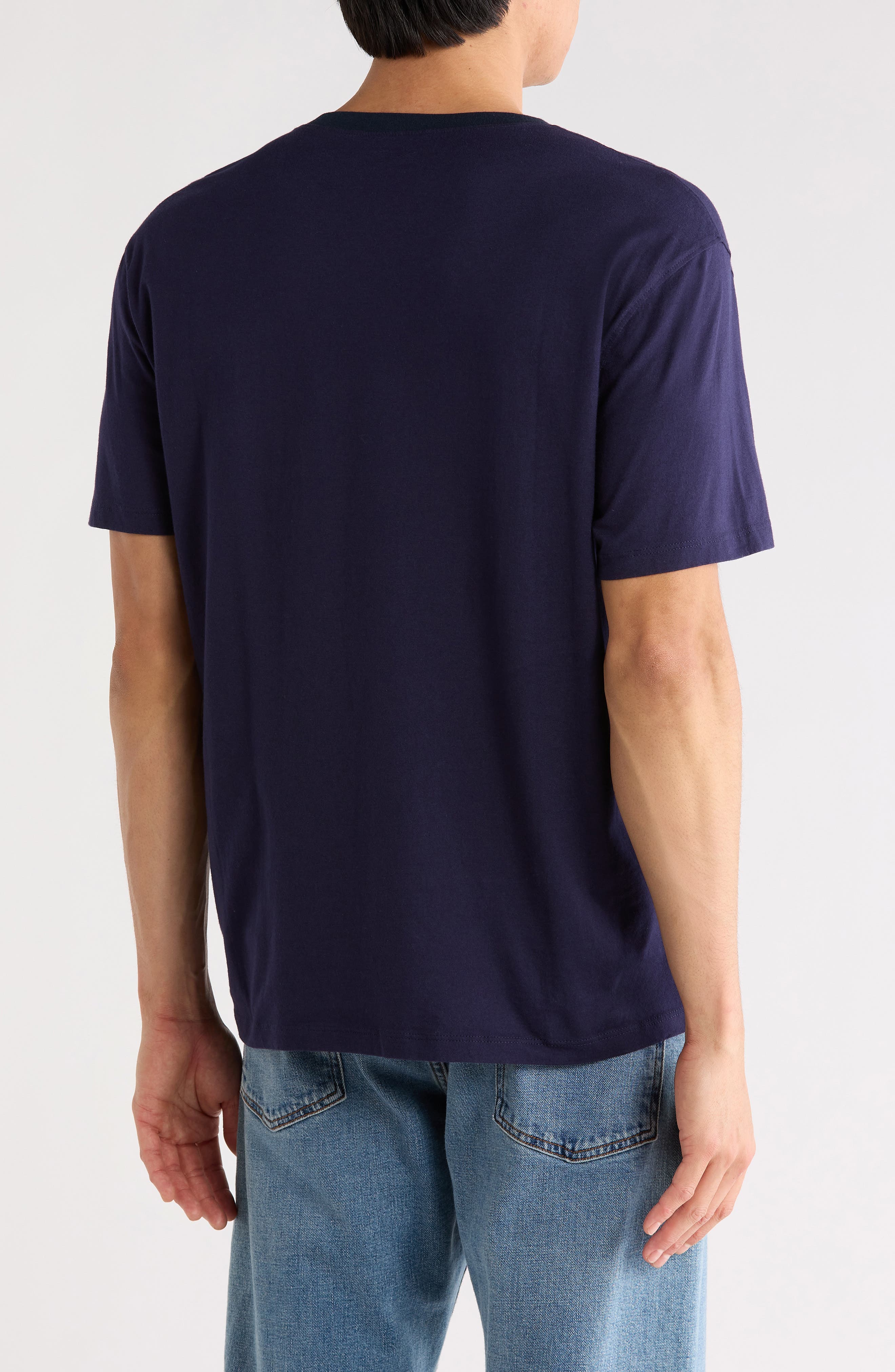 Bryce V-Neck Stretch Cotton T-Shirt - image 2