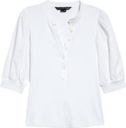 Veronica Beard Coralee Front Button Blouse