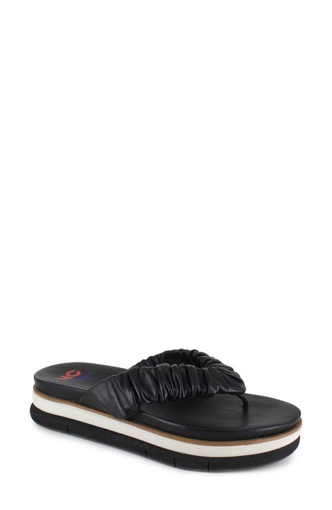 Kahlen Scrunched Platform Flip Flop (Women)