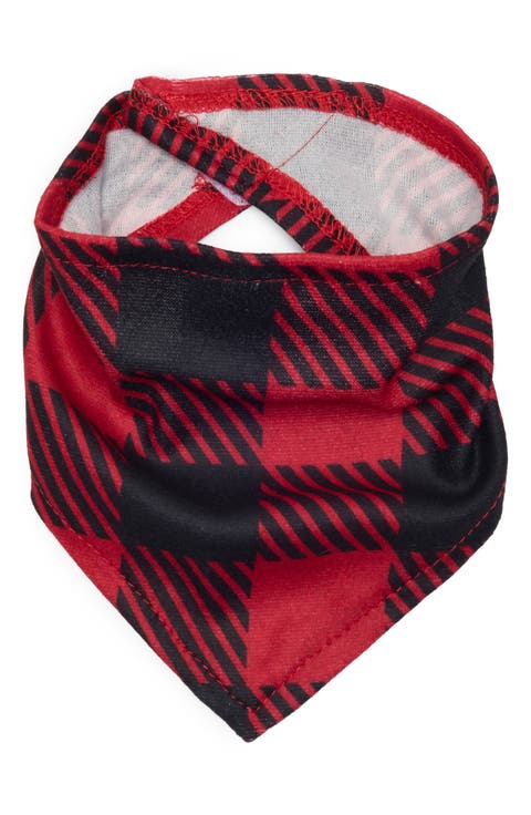 Family Buffalo Plaid Dog Bandana