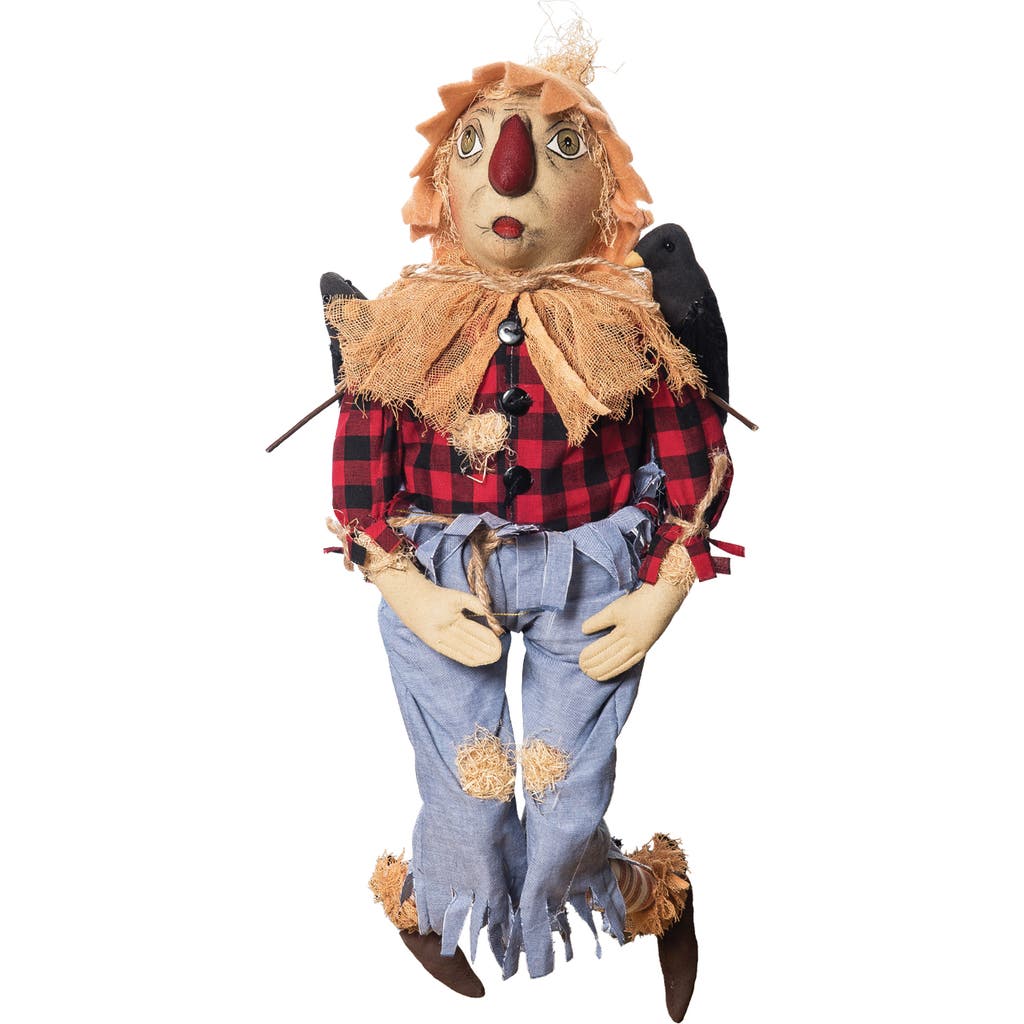 Gallerie Ii Heyward Scarecrow Folk Art Doll Figurine 24" Collectible Joe Spencer Gathered Traditions In Multi