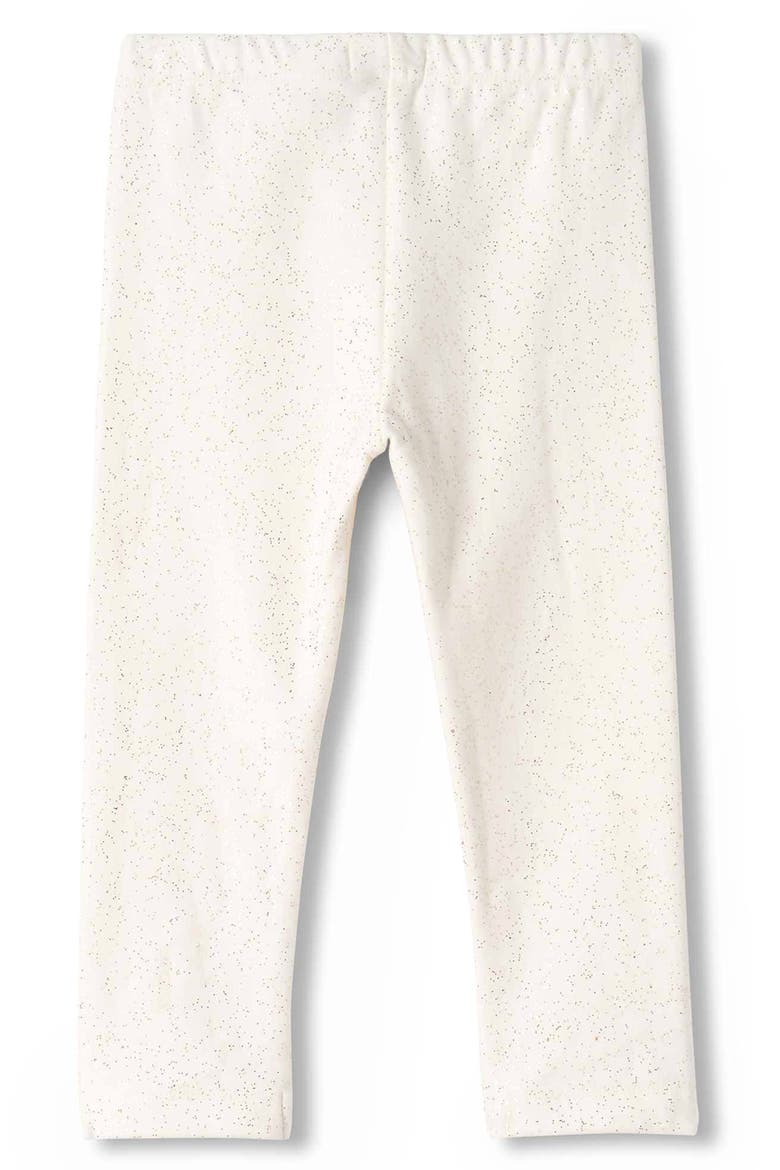 Kids' Gardenia Hot Melt Leggings, Alternate, color, GARDENIA