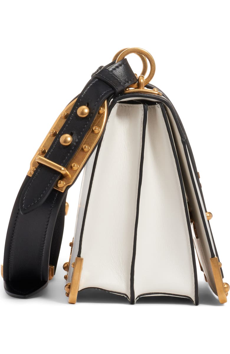 Prada Large Cahier Leather Crossbody Bag, Alternate, color,