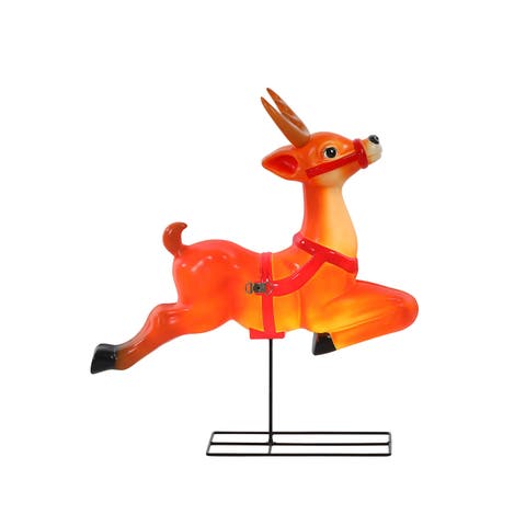 22 in. Blow Mold Reindeer