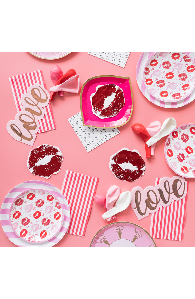 Jollity & Co. Love Valentine's Day Guest Napkins, Alternate, color, Assorted Pre-Pack