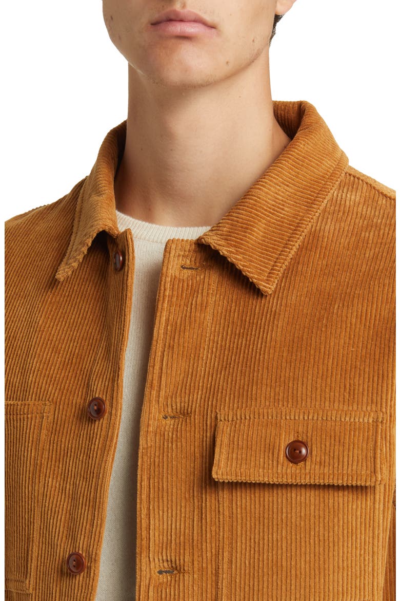 Corduroy Chore Jacket, Alternate, color, TOBACCO