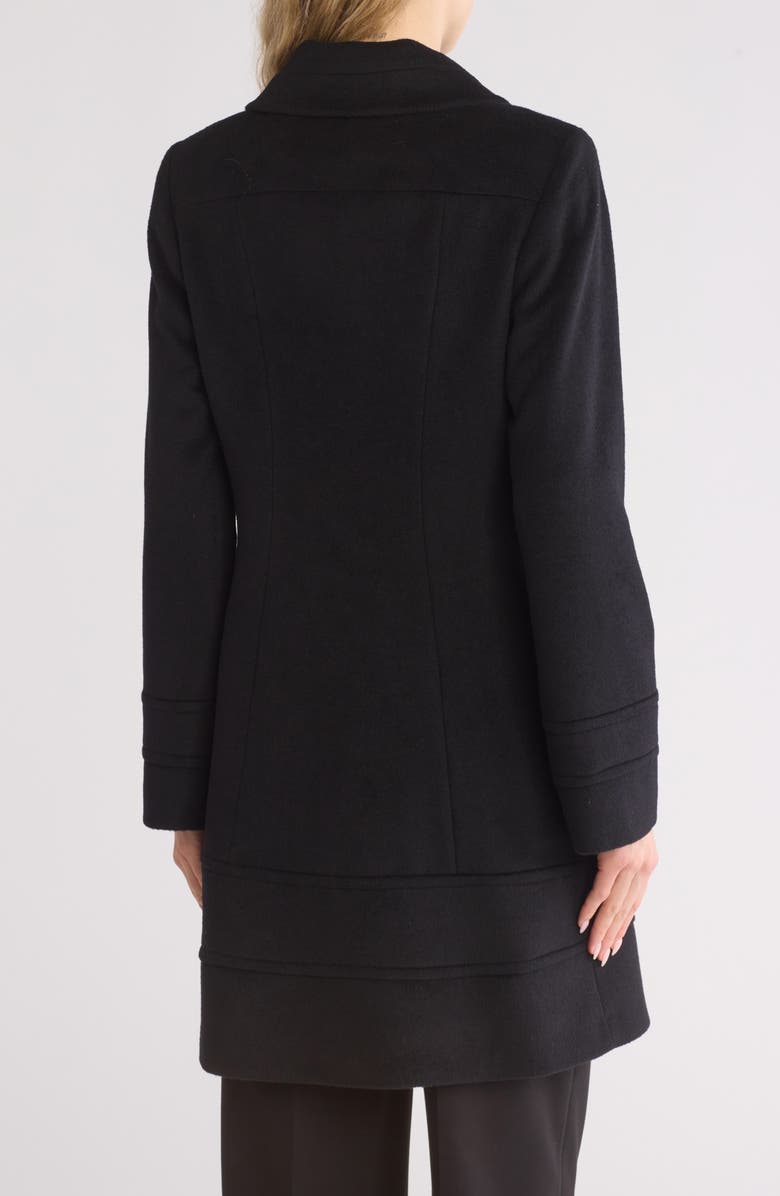 Fleurette Wool Blend Fit & Flare Coat, Alternate, color,