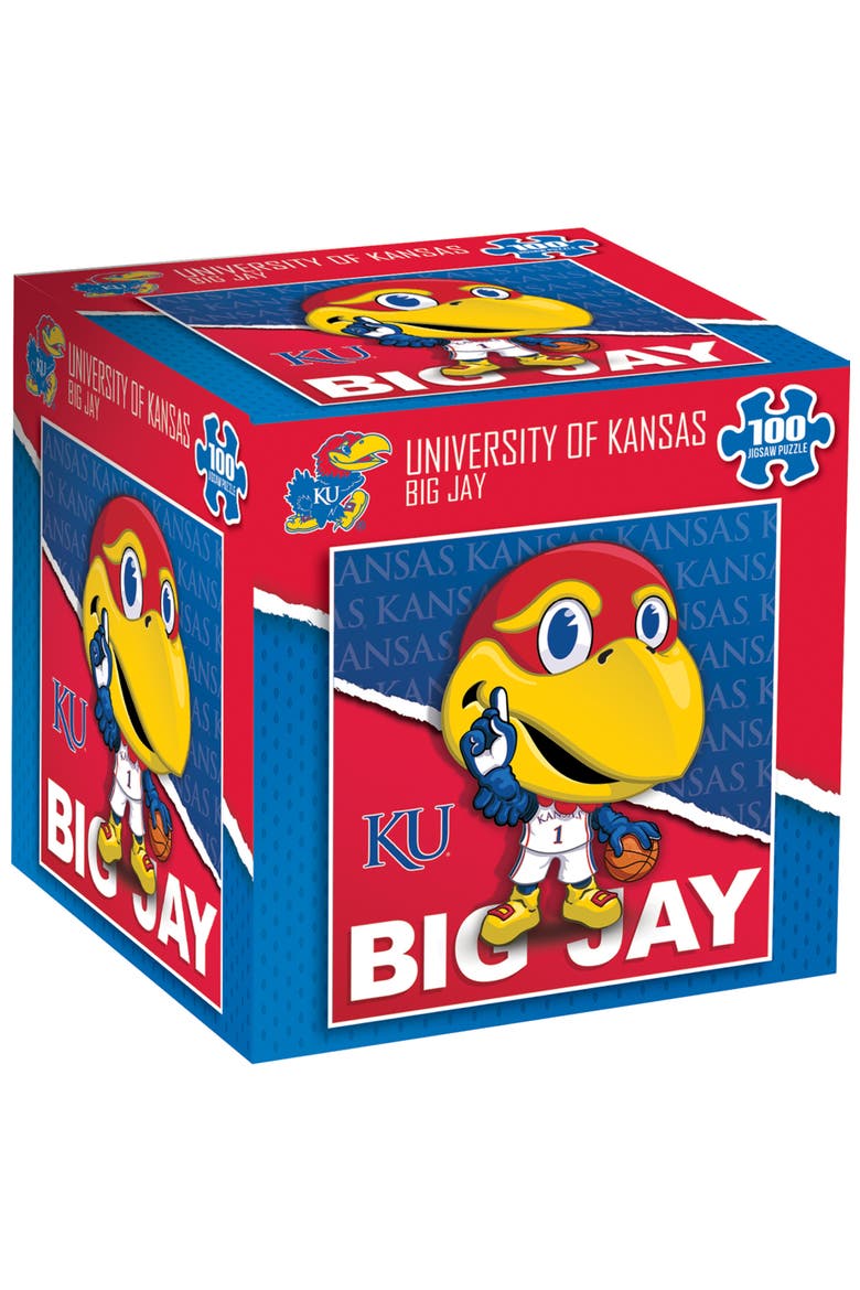 Kansas Jayhawks Mascot 100 Piece Puzzle, Main, color, Multicolor