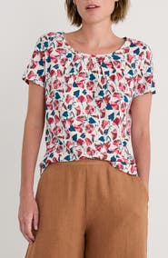 Seasalt Cornwall Appletree Keyhole T-Shirt