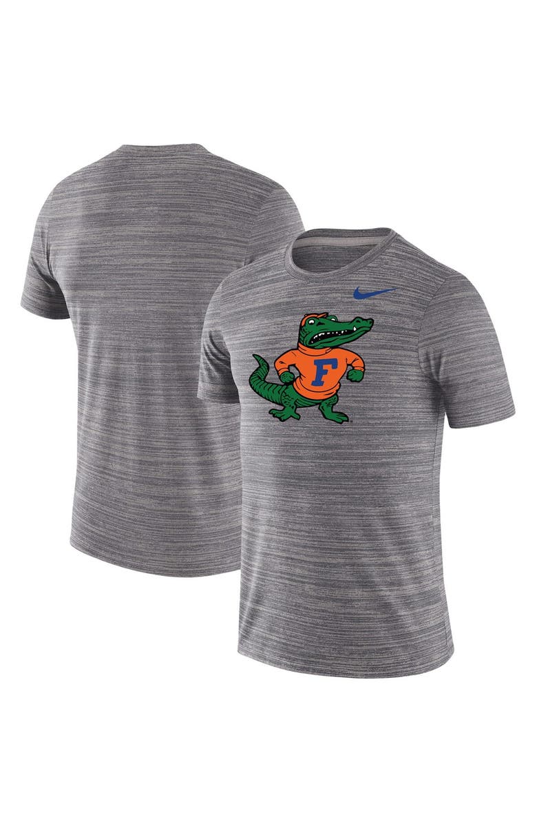 Nike Men's Nike Charcoal Florida Gators Big & Tall Historic Logo Velocity Performance T-Shirt, Main, color, 