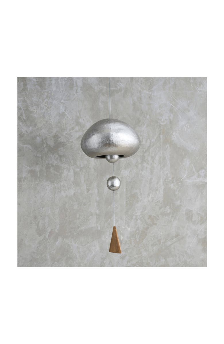 The Collective Nickel Hanging Bell Domed, Main, color, Nickel