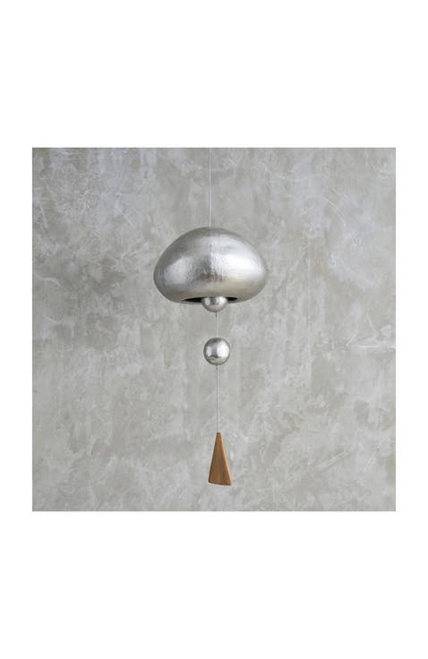 Nickel Hanging Bell Domed