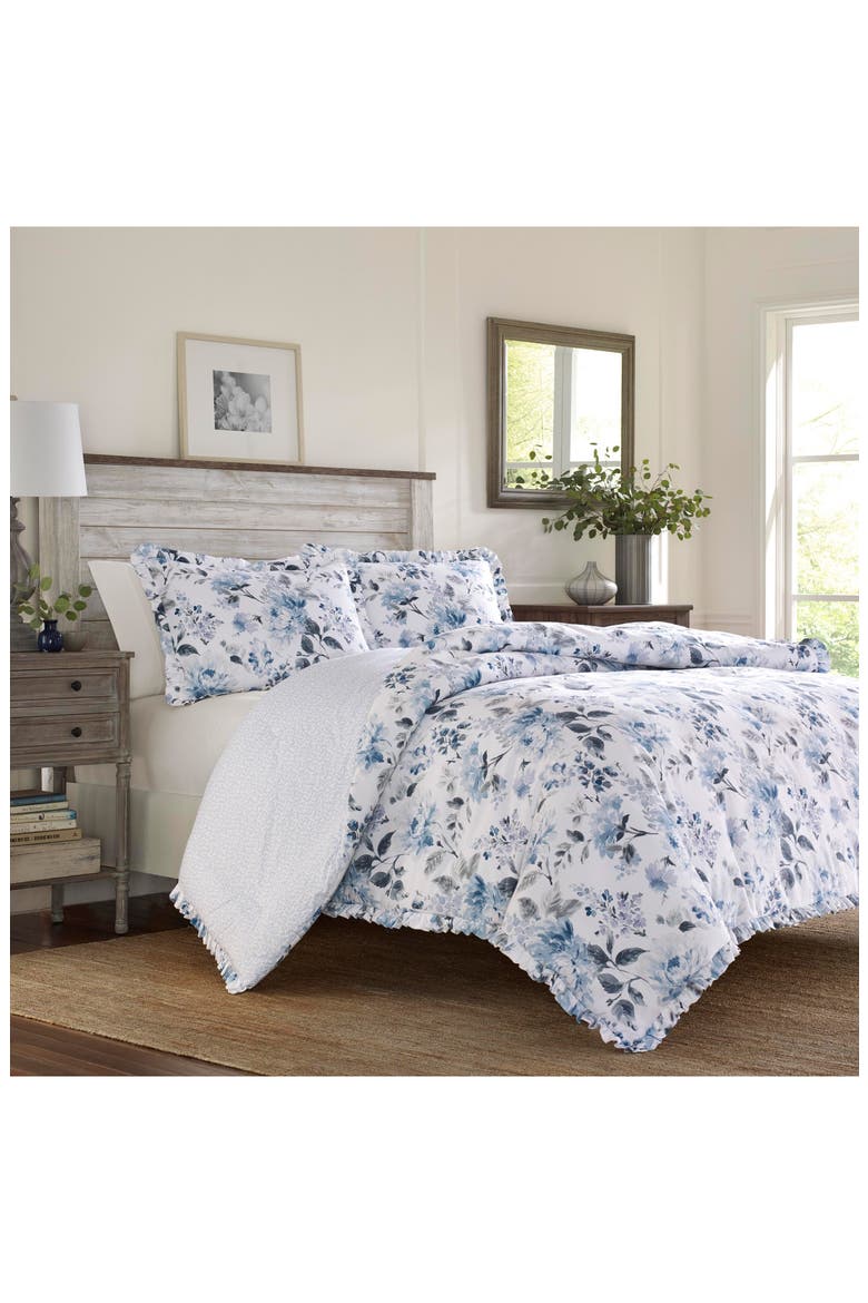 Chloe Cotton Sheet Set, Main, color, COTTAGE BLUE