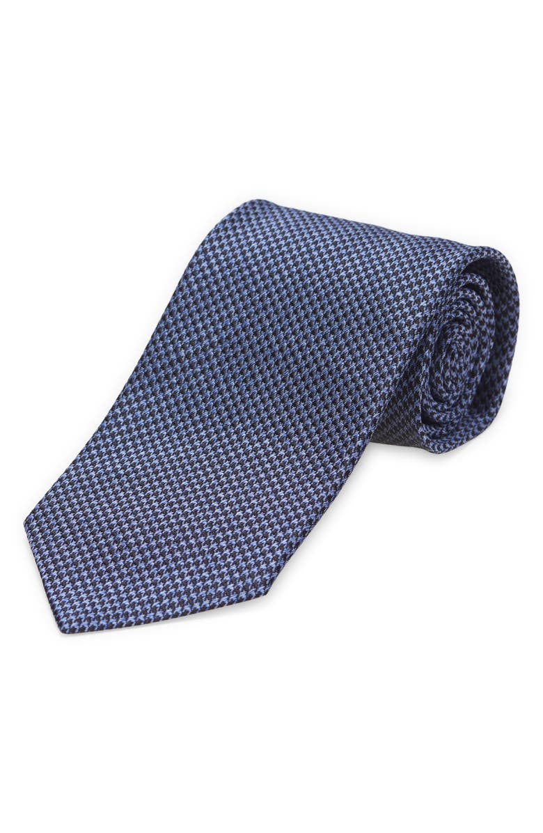 TOM FORD Houndstooth Check Mulberry Silk Tie, Main, color,