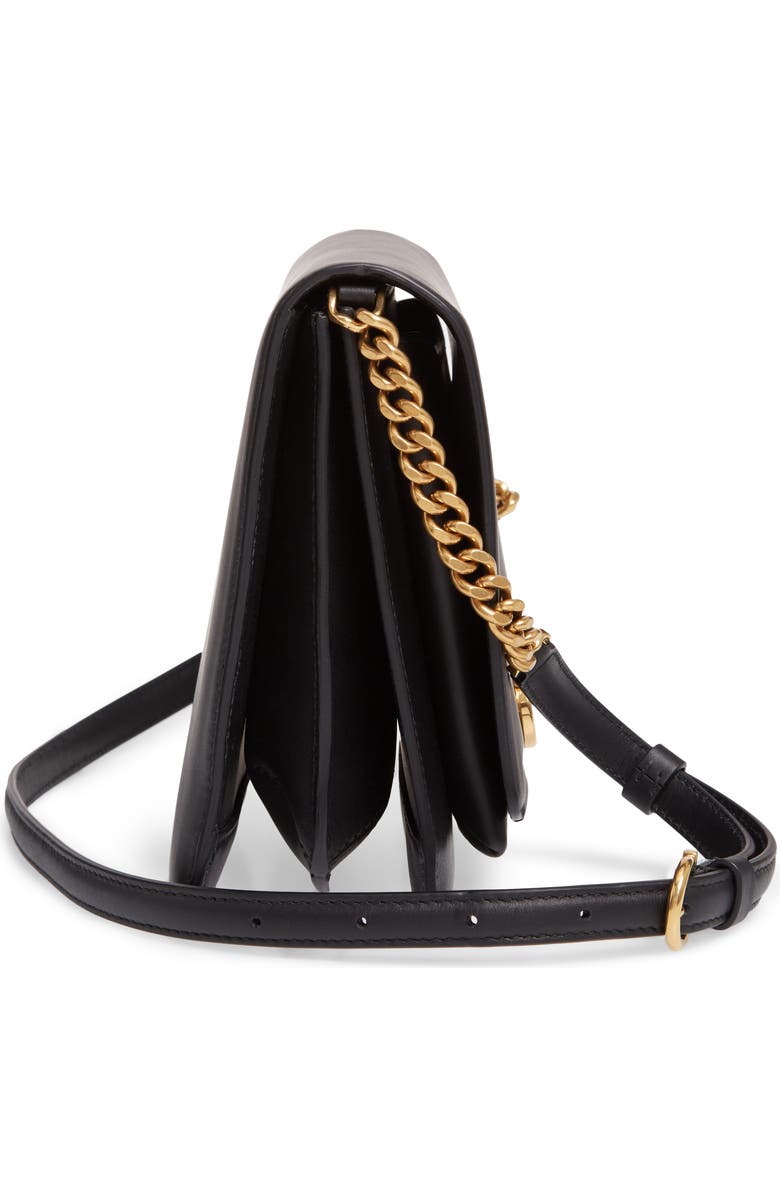 FERRAGAMO Salvatore Ferragamo Gancio Square Leather Crossbody Bag, Alternate, color,