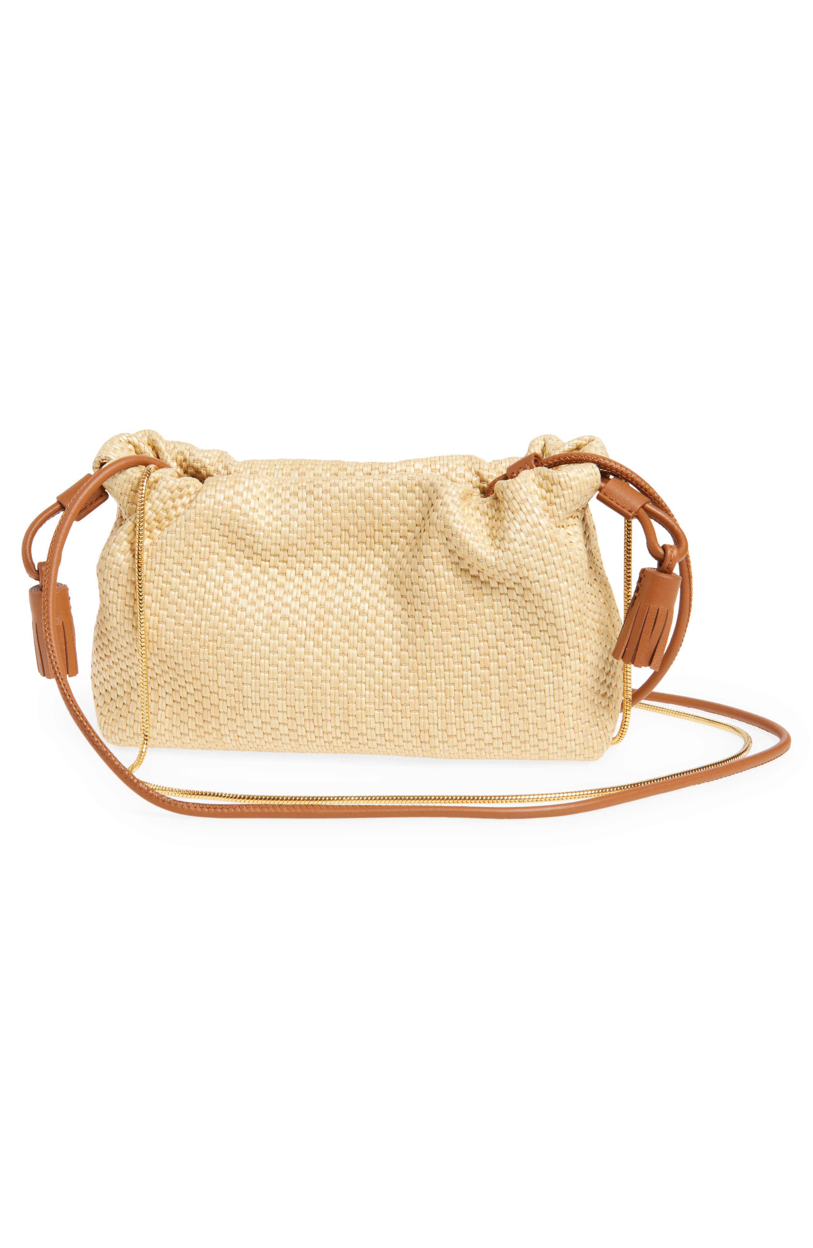 Veronica Beard Small Raffia Stash Bag, Alternate, color, 