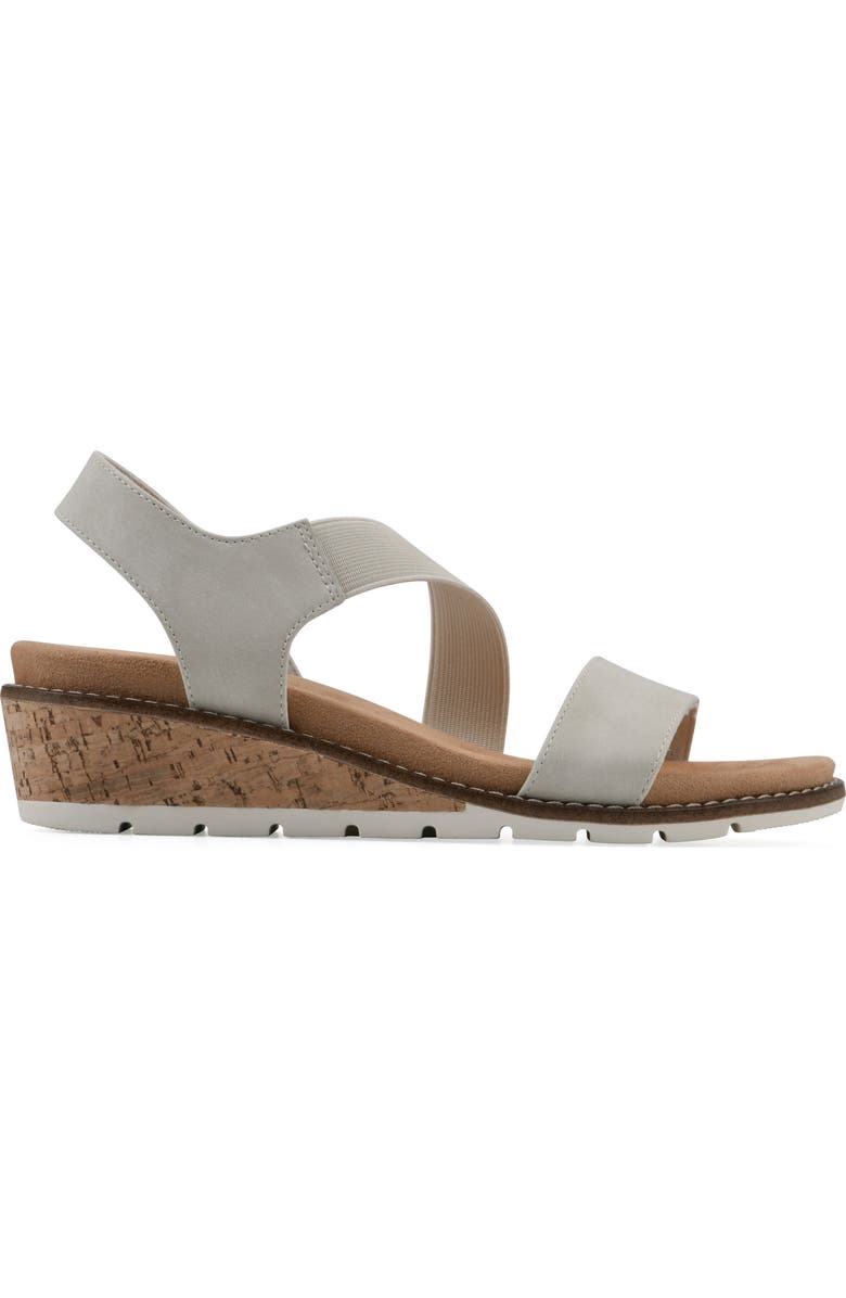CLIFFS BY WHITE MOUNTAIN Tinnley Wedge Sandal, Alternate, color, Ice Nubuck