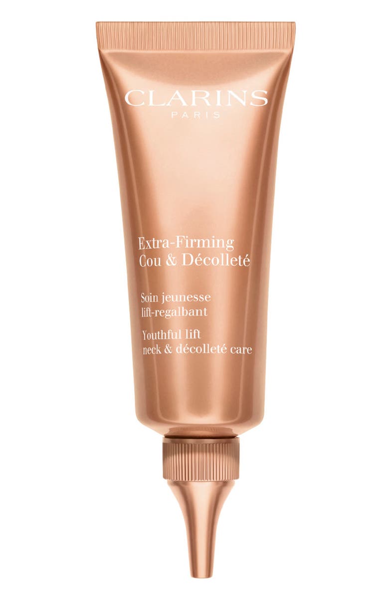 Clarins Extra-Firming + Smoothing Neck & Décolleté Moisturizer, Main, color,