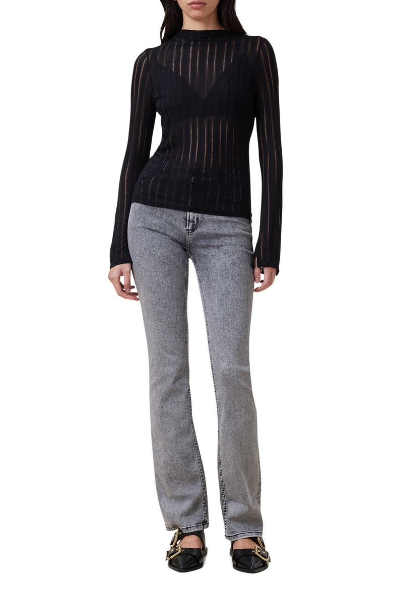 Haldan Bootcut Jeans, Alternate, color, WASHED GREY